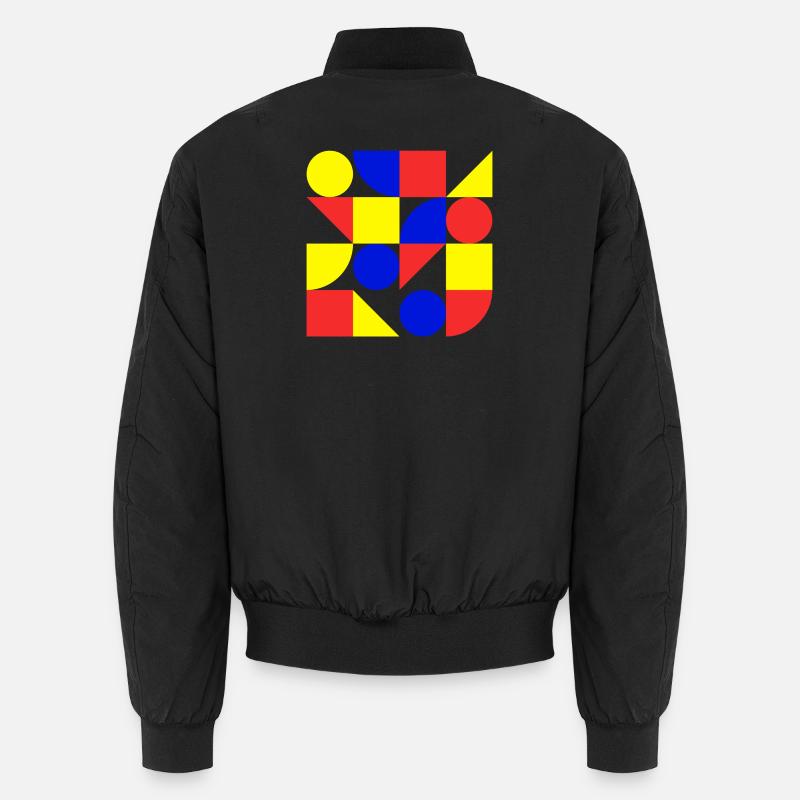 form, geometry, art, Bauhaus Unisex Bomber Jacket
