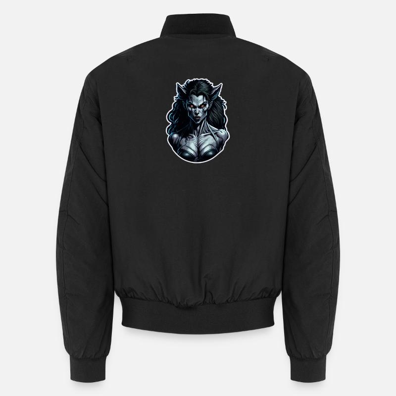 Vampiric Night Hunter Unisex Bomber Jacket