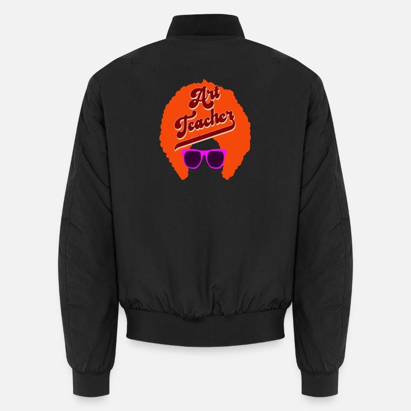 PROFESSEUR D’ART RÉTRO GROOVY Bomber unisexe