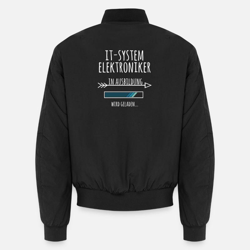 IT-Systemelektroniker Ausbildung Beruf Geschenk - Unisex Bomberjacke - Schwarz