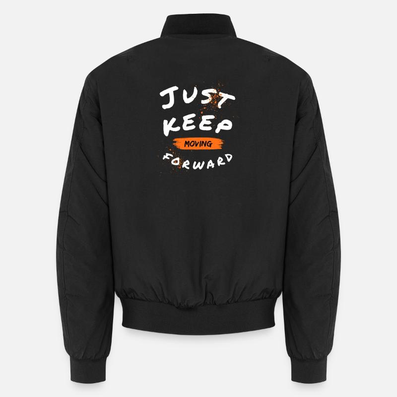 Conception de mouvement de motivation avec dicton Bomber unisexe