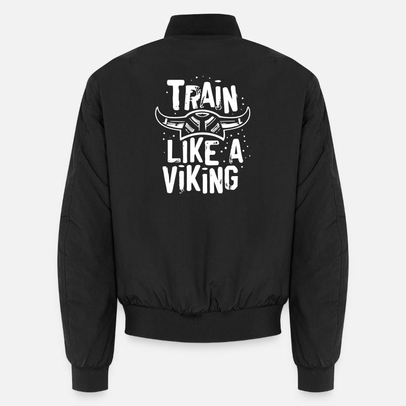 Geschenk 'Train Like a Viking', Nordic Force Unisex Bomberjacke