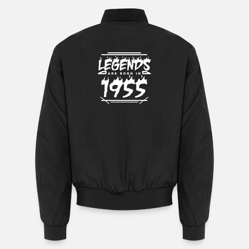 1955 - Born 1955 - Built in 1955 Unisex Bomber Jacket