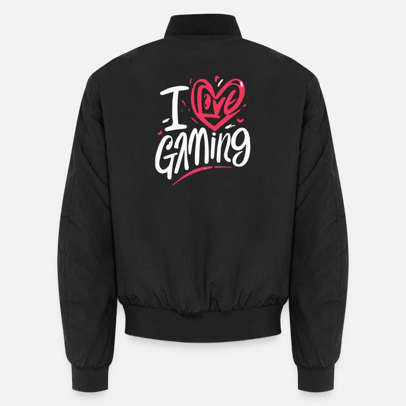 Gift 'I Love Gaming', Passion for the Game Unisex Bomber Jacket