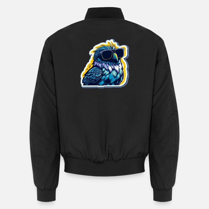 So ein cooler Vogel Unisex Bomberjacke