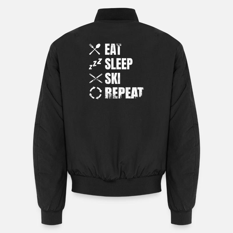 Funny skier Unisex Bomber Jacket