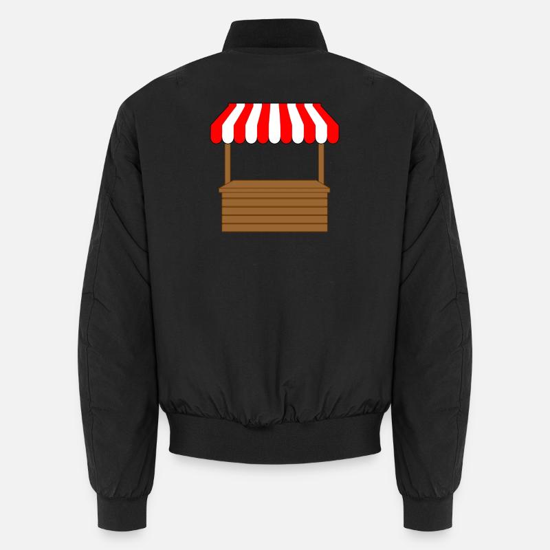 Logo des Marktstandes Unisex Bomberjacke