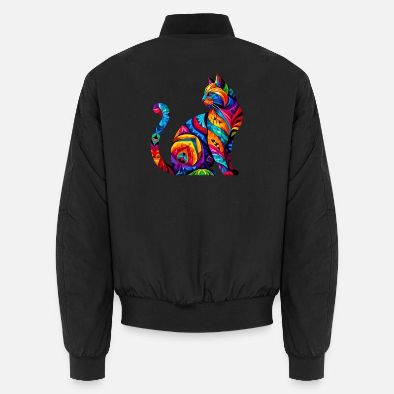 Katze Unisex Bomberjacke