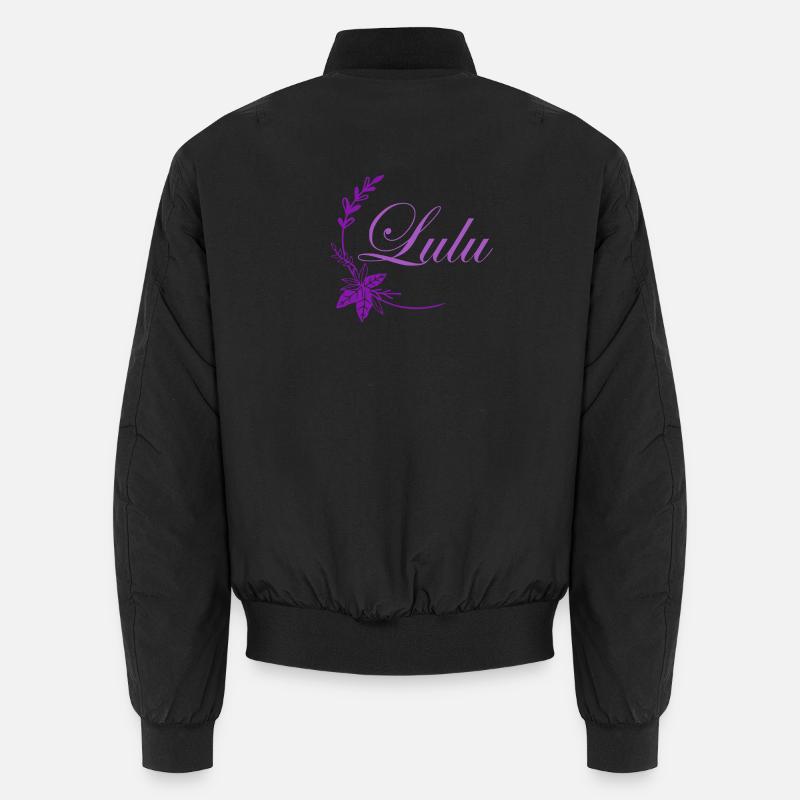 Lulu - Bomber unisexe - noir