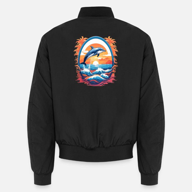 Delfin Unisex Bomberjacke