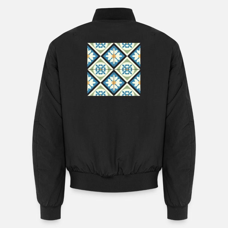 Andalusian Tiles 13 Unisex Bomber Jacket