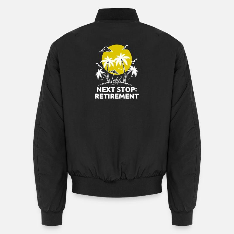 Ruhestand Statement Freizeit Abschied Pensionär Unisex Bomberjacke