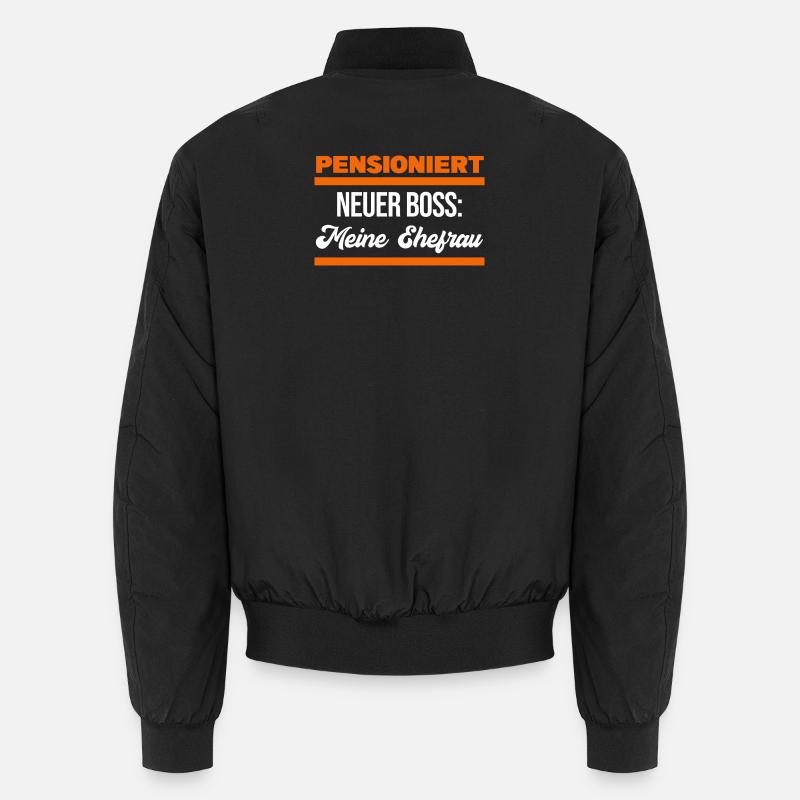 Ruhestand Statement Senior Pensionierung Rentner Unisex Bomberjacke