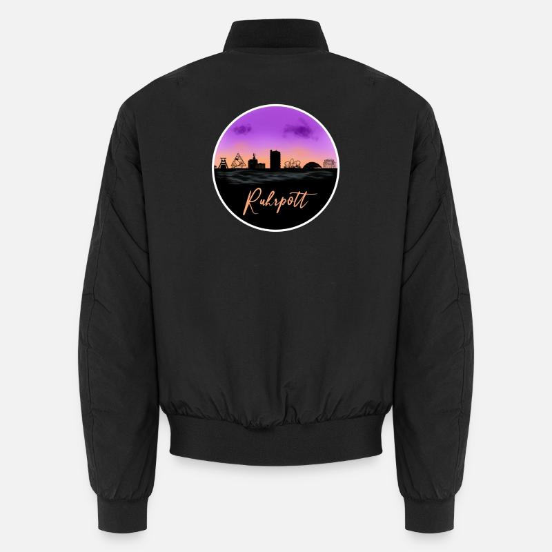 Ruhrpott Fineline Skyline Unisex Bomberjacke