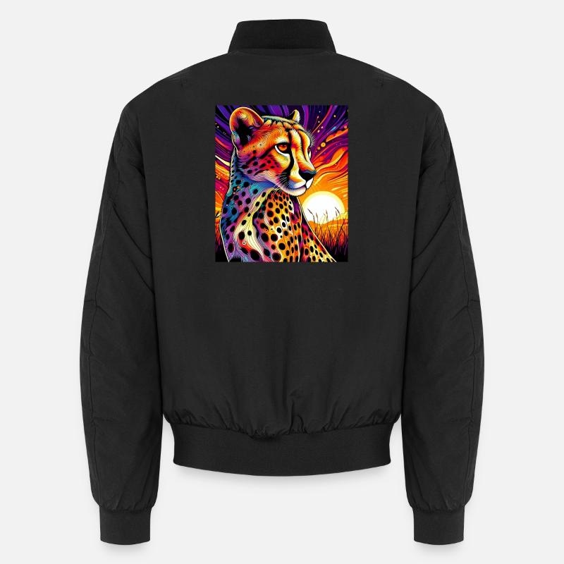 Cheetah - Unisex Bomber Jacket - black