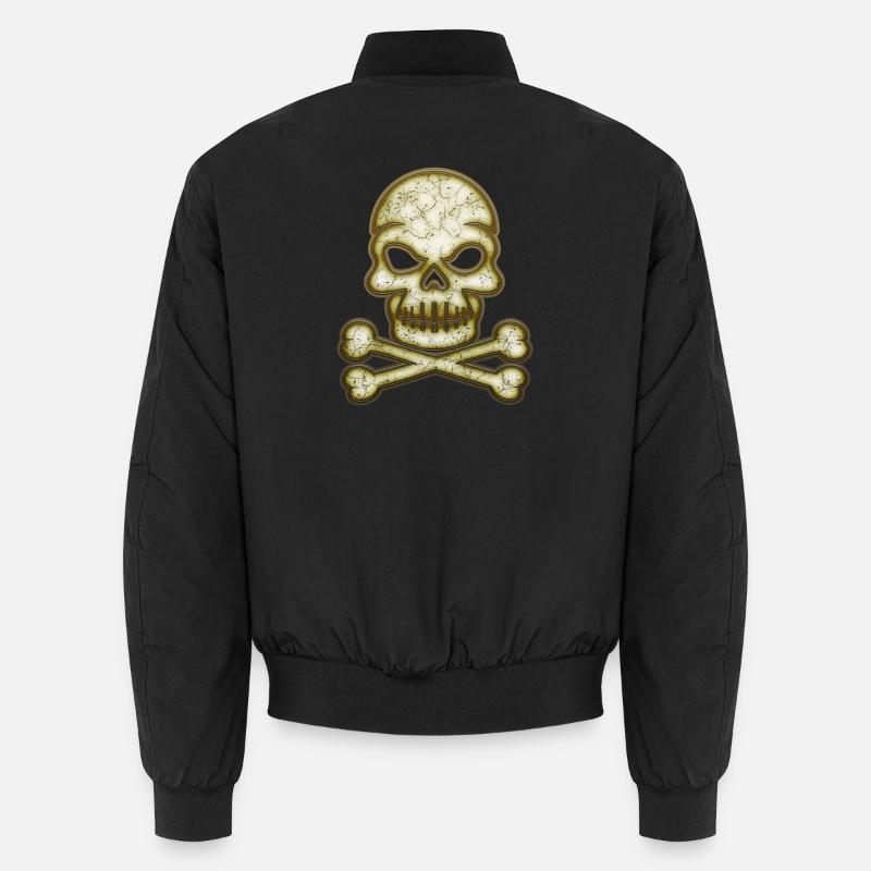 Crâne décoratif Crâne Bomber unisexe