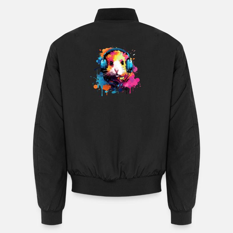 Hamster avec écouteurs Hamster doré Hamster nain Bomber unisexe