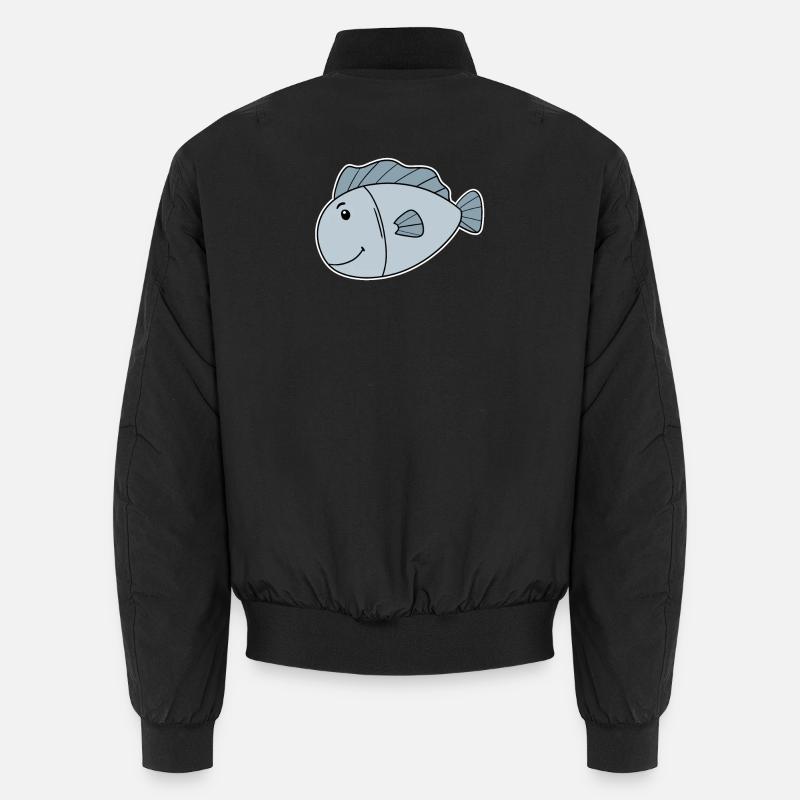 Poisson Océan Motif De Poisson Bomber unisexe