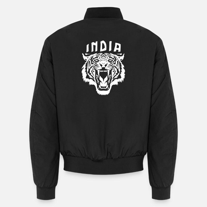 India - Tiger's Head Unisex Bomber Jacket