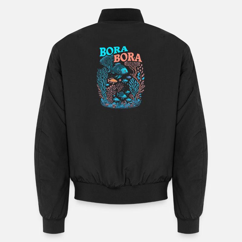 Bora Bora - Korallenriff Unisex Bomberjacke