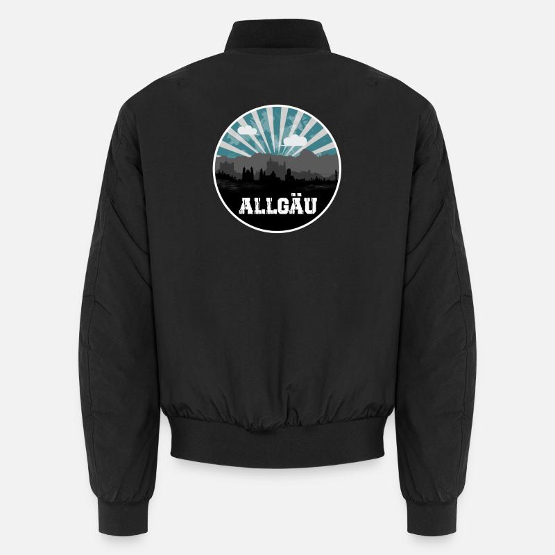Ligne d’horizon de l’heure bleue de l’Allgäu Bomber unisexe