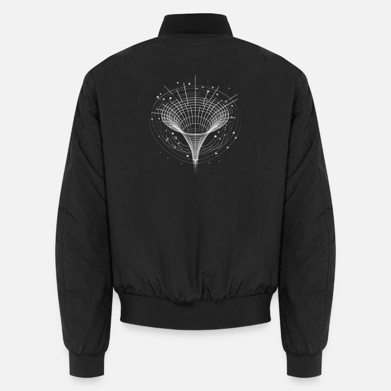 Entonnoir de trou noir dans l’espace Bomber unisexe