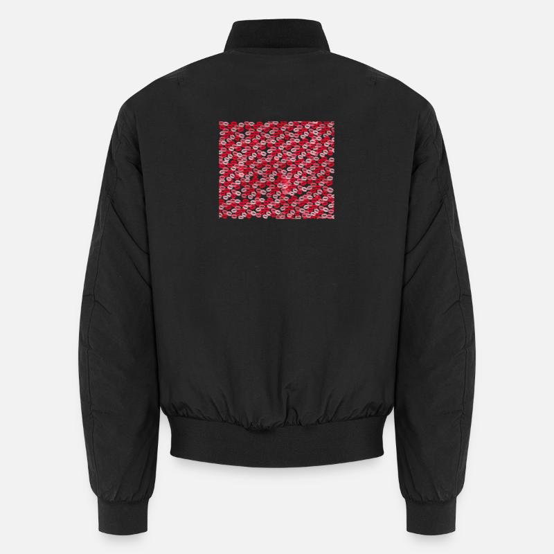 Geschenkidee Bisous - T-Shirt Bisous - Unisex Bomberjacke - Schwarz