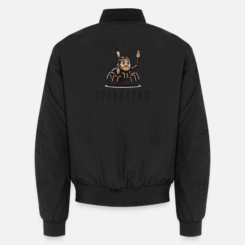 spinnetou indianer winnetou klana indiana - Unisex Bomberjacke - Schwarz