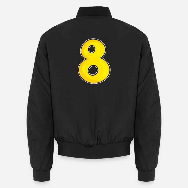 Number 8 Number Eight Unisex Bomber Jacket