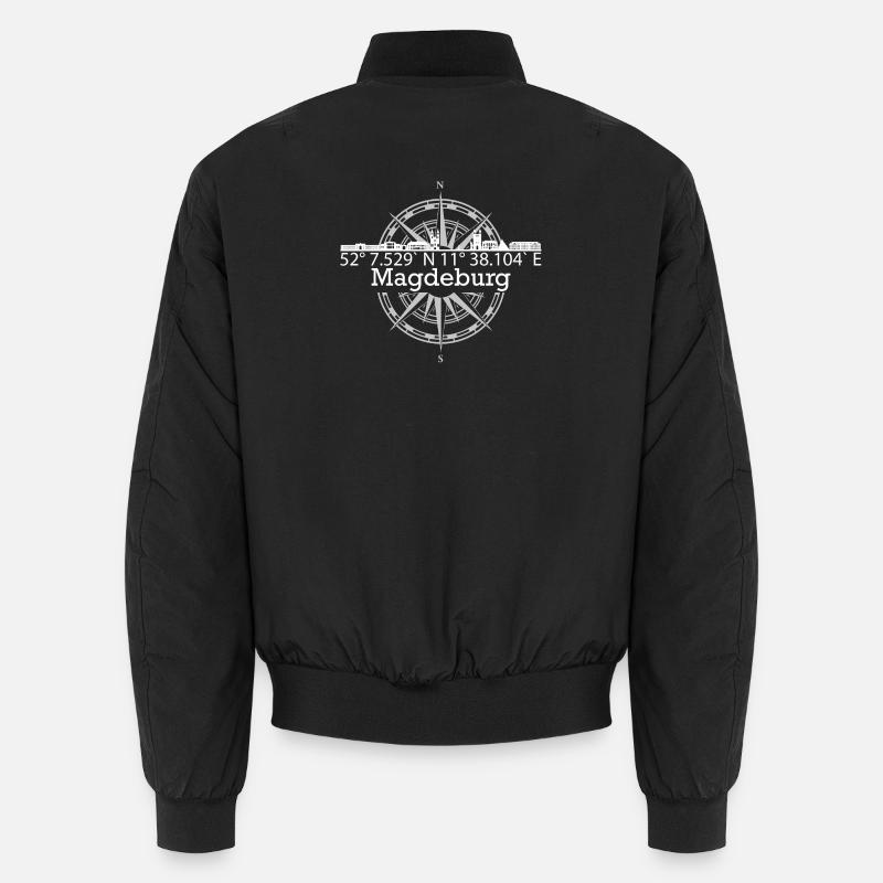Skyline Magdeburg Unisex Bomberjacke