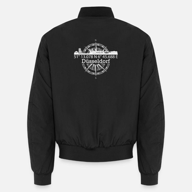 Skyline Düsseldorf Unisex Bomberjacke