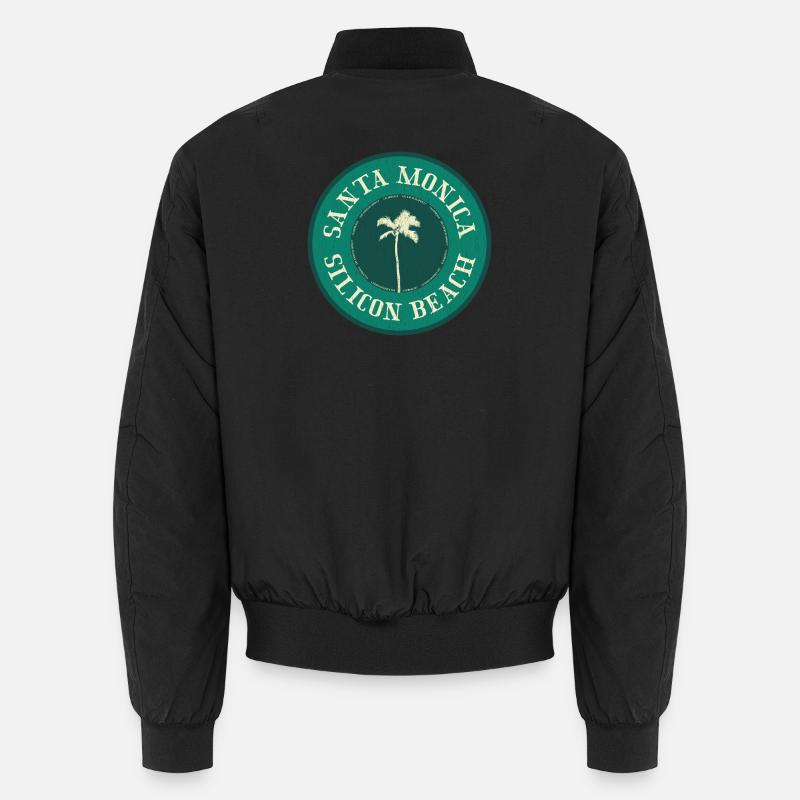 Badge de la plage de Santa Monica Bomber unisexe
