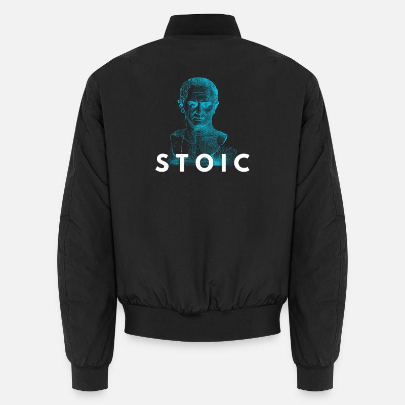 STOIC Marcus Aurèle Philosophie Mentalité Tee Bomber unisexe