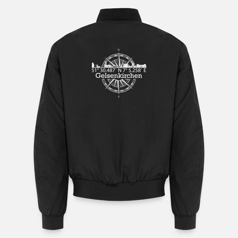Skyline Gelsenkirchen Unisex Bomberjacke