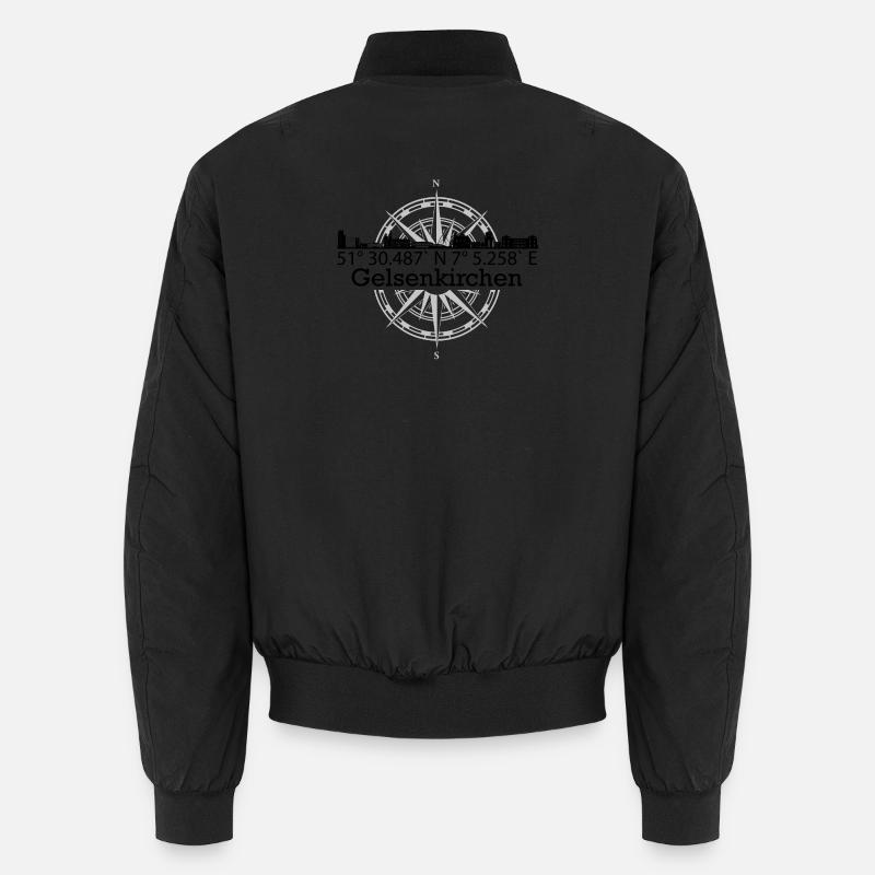 Skyline Gelsenkirchen Unisex Bomberjacke