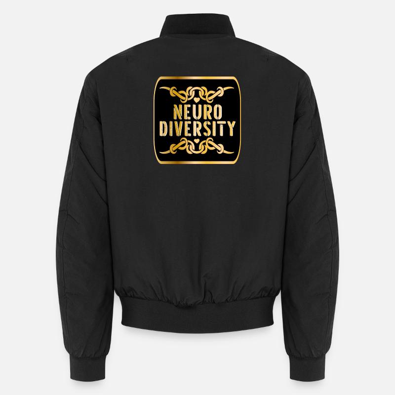 NEURODIVERSITÄT - Unisex Bomberjacke - Schwarz