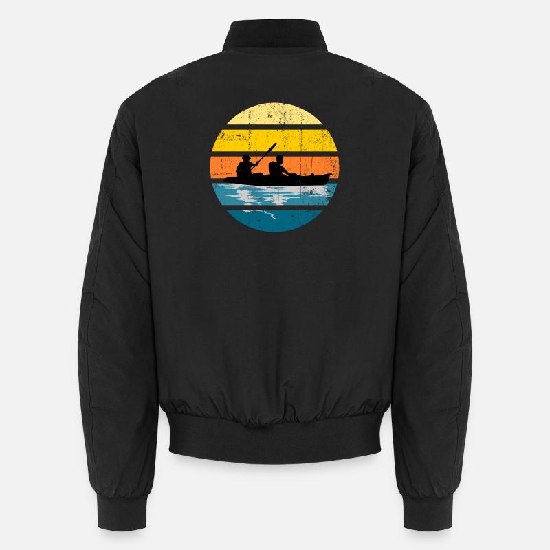 Cercle de silhouette du coucher de soleil en duo de kayaks Bomber unisexe
