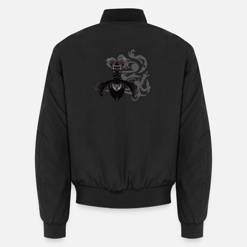 orchideen, tribals, gothic designs Unisex Bomberjacke