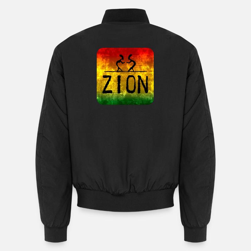 Raggae Zion - Unisex Bomberjacke - Schwarz