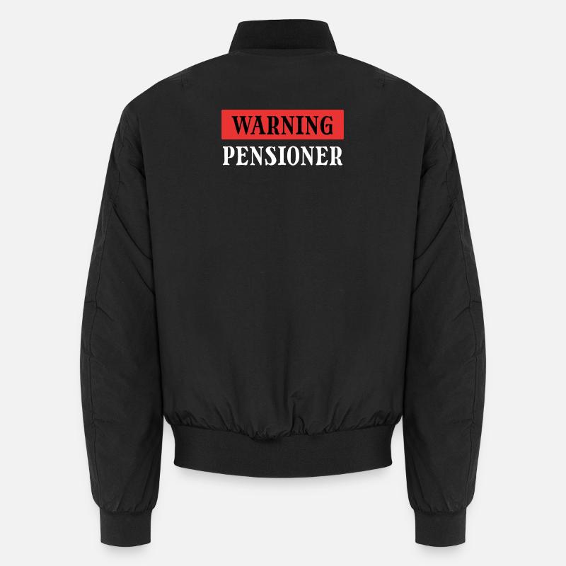 Pensionierung Senior Statement Ruhestand Freizeit Unisex Bomberjacke