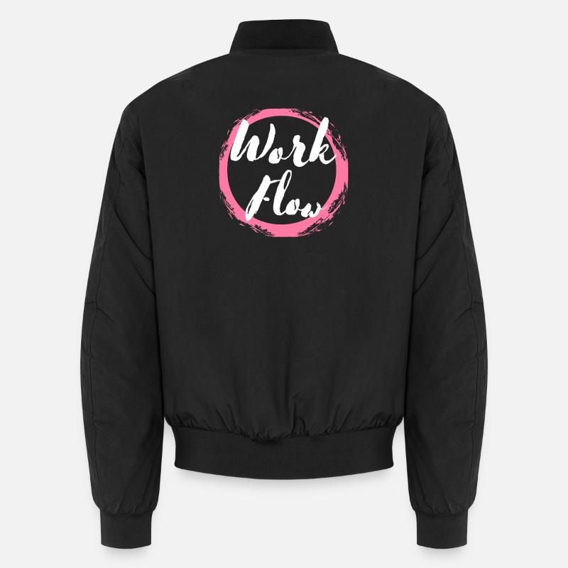 Work Flow Productivity Focus Motivation Shirt Unisex Bomber Jacket