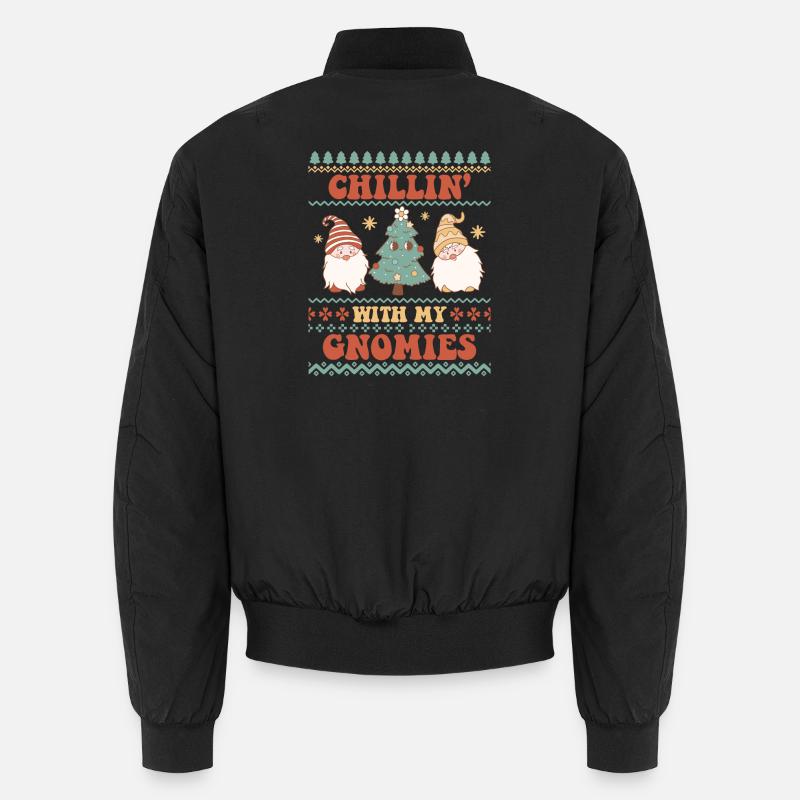 Pull de Noël moche - Bomber unisexe - noir
