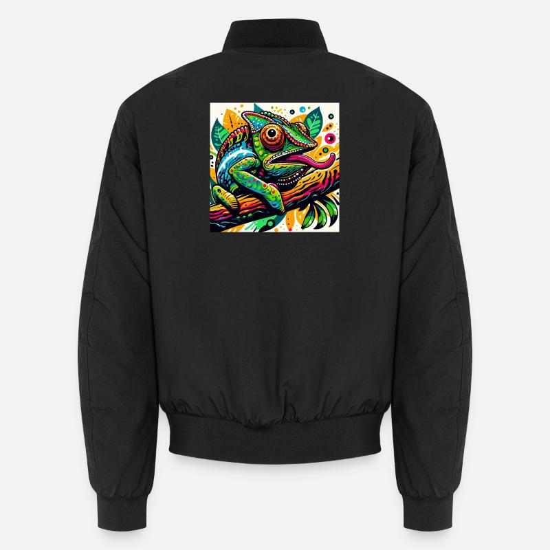 Caméléon - Bomber unisexe - noir