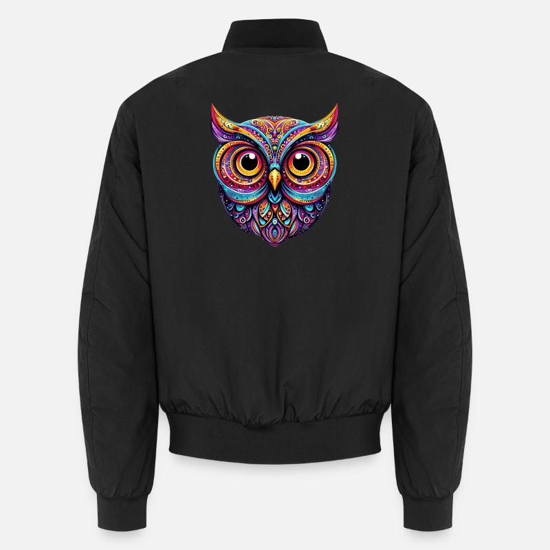 Owl Unisex Bomber Jacket