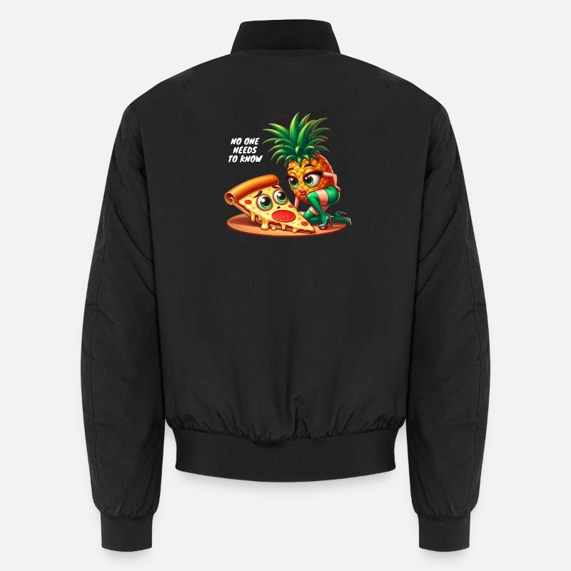 Pizza Hawaï - Bomber unisexe - noir