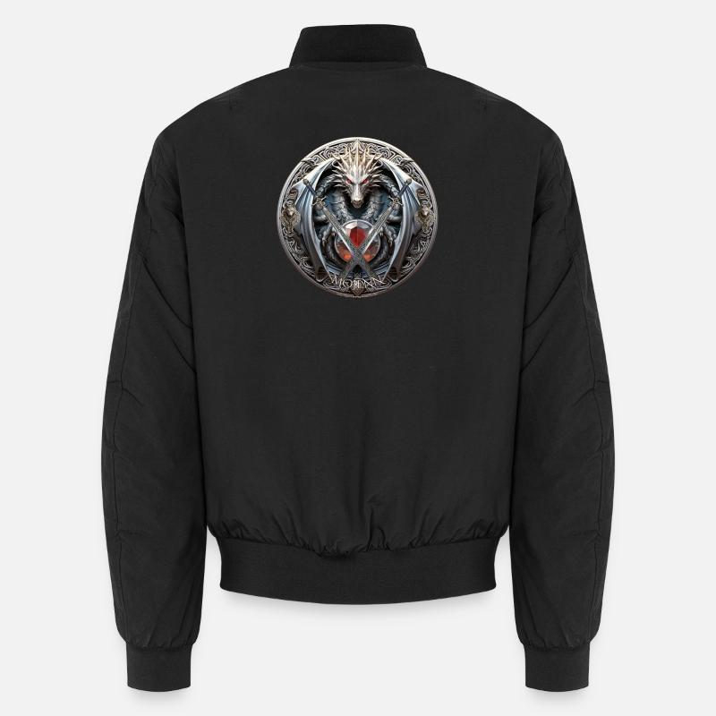Logo Celtic Mojenn - Unisex Bomberjacke - Schwarz