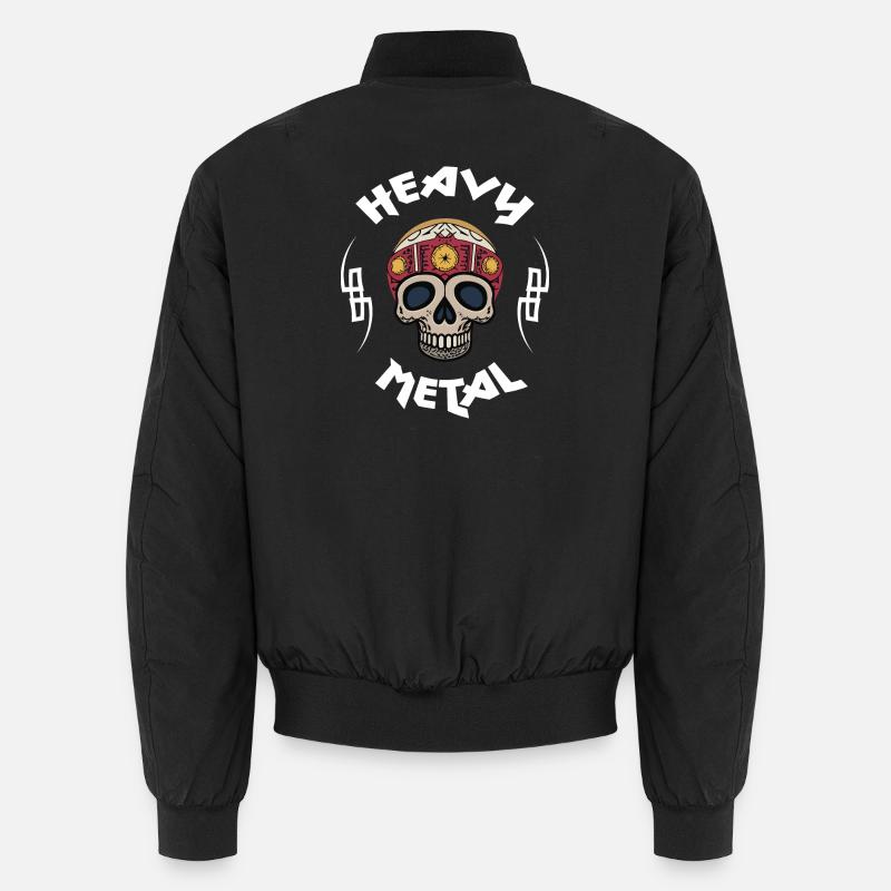 Schwermetall Unisex Bomberjacke