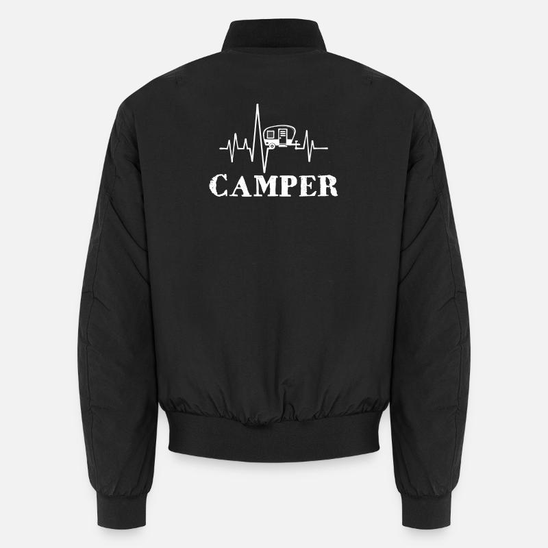 Camper Saying Camping Motorhome Holidays Holidays Unisex Bomber Jacket