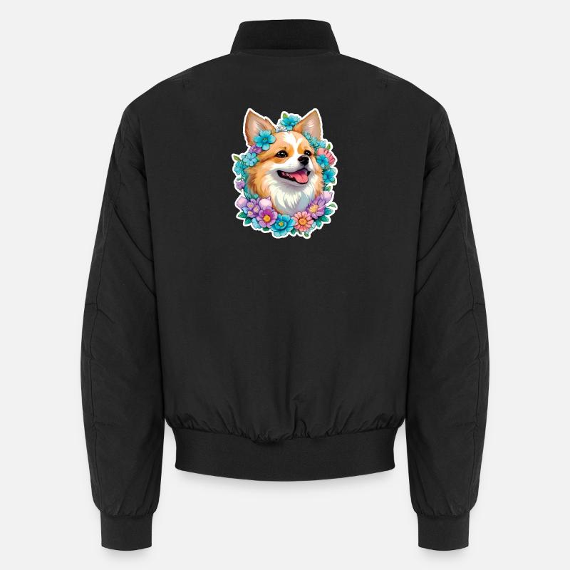 Pomeranian Zwergspitz Unisex Bomberjacke