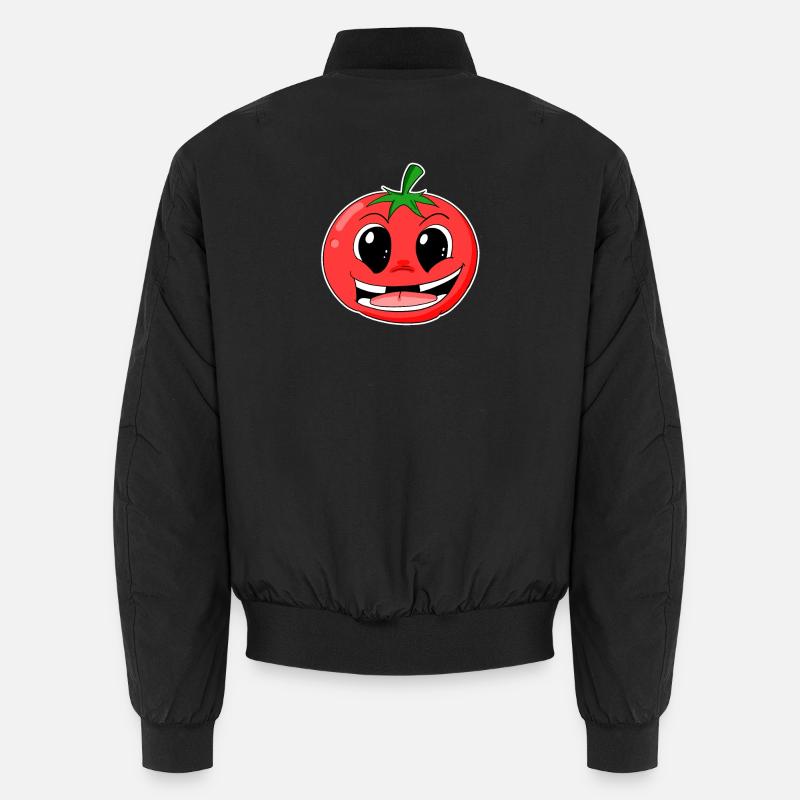 Tomate - Unisex Bomberjacke - Schwarz